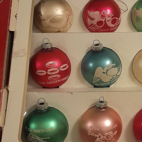 Antique " The 12 Days of Christmas" Ornament Collection - Picture 6 of 7